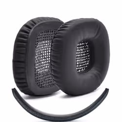 Coussinets doreille - INF - Marshall Major 1/2 - Noir - Remplacement facile - Compatible
