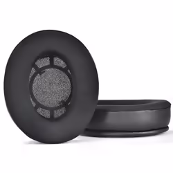 Coussinets doreille - INF - Sennheiser RS120/100/110/115/117/119 - Cuir PU - Mousse à mémoire de forme - Noir