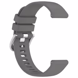 INF Bracelet de montre en silicone 18 mm pour Huawei Watch GT 4 41 mmGarmin Venu 3S Gris