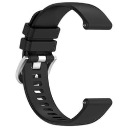 INF Bracelet de montre en silicone 18 mm pour Huawei Watch GT 4 41 mmGarmin Venu 3S Le noir