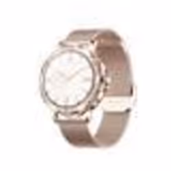 INF Montre intelligente avec fréquence cardiaque podomètre calories étanche IP67 Or rose
