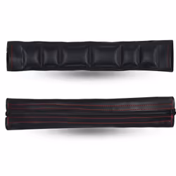 Housse de bandeau - INF - Sony MDR-1A - Cuir protéiné - Noir + Rouge - Confort supérieur