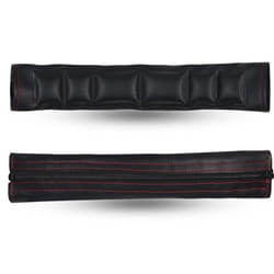 Housse de bandeau - INF - Sony MDR-1A - Cuir protéiné - Noir + Rouge - Confort supérieur