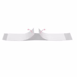 Ruban adhésif double face pour vêtements - INF - Pack de 36 - Blanc - 7mm - Mat
