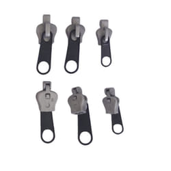 Kit de réparation de fermeture éclair - INF - Fix A Zipper - 6 tirettes - Universel - Noir
