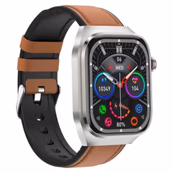 INF Montre intelligente ECG fréquence cardiaque tension artérielle sommeil Marron
