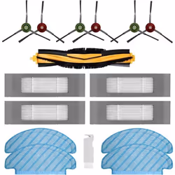 Accessoires pour aspirateur robot - INF - Yeedi Vac 2 Pro - 16 pièces - Noir - Mixte