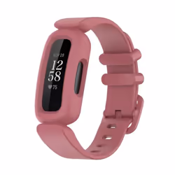 INF Bracelet de montre en silicone pour Fitbit Inspire 2 Fitbit Ace 3 Rouge