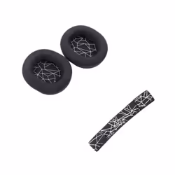Oreillettes de remplacement - INF - Arctis 1/3/5/7/9X/PRO - Noir - Filaire - Sur-oreille