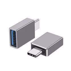 Adaptateur USB-C vers USB 3.2 - INF - Convertisseur - Transfert de données rapide - Couleur Gris