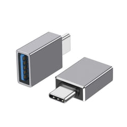 Adaptateur USB-C vers USB 3.2 - INF - Convertisseur - Transfert de données rapide - Couleur Gris