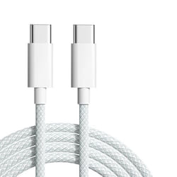 INF Câbles USB C vers C de 2 m pack de 2 Blanc