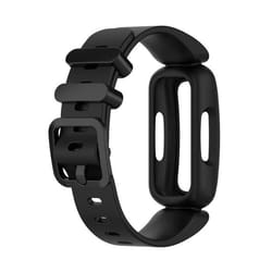 INF Bracelet de montre en silicone pour Fitbit Inspire 2 Fitbit Ace 3 Le noir