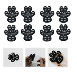 Coussinets antidérapants imperméables pour pattes de chien - INF - XL - Noir