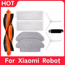 Kit daccessoires pour aspirateur robot Xiaomi S10 S12 - INF - 8 pièces - Gris