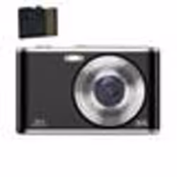 INF Appareil photo numérique 4K 48MP Webcam zoom 16 x avec carte TF 32 Go Le noir