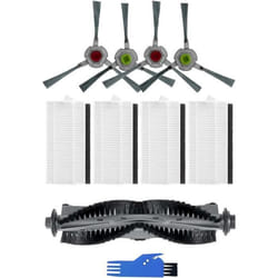 Accessoires aspirateur robot - INF - Airrobo P20 - 4 filtres - 4 brosses latérales - 1 brosse principale