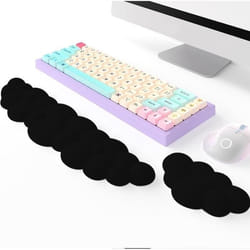 Repose-poignet - INF - Nuage doux - Mousse à mémoire de forme - Accessoire bureau - Confort optimal