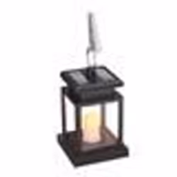 Lanterne dextérieur - INF - Panneau solaire - Noir - Classique - Intemporel