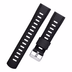 INF Bracelet de montre en silicone pour Huawei GT3/2 Honor Watch 4 Le noir L