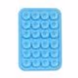 Support de téléphone à ventouse - INF - Silicone - Bleu - Compatible iPhone et Android - Mains libres