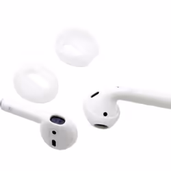 Protège-oreilles en silicone - INF - AirPods 1/2 - Blanc - Résistant à la transpiration - Intra-auriculaire