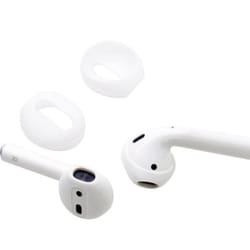Protège-oreilles en silicone - INF - AirPods 1/2 - Blanc - Résistant à la transpiration - Intra-auriculaire