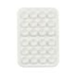INF Support de téléphone à ventouse en silicone Blanc