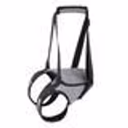 Harnais de rééducation pour animaux de compagnie - INF - XL - Noir - Grand - Chien - Extérieur