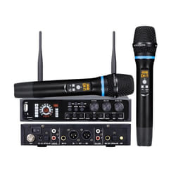 Système de microphone sans fil - INF - Bluetooth 5.0 - Mariage - Karaoké - Noir