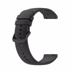 INF Bracelets de montre en silicone pour Huawei Watch3/GT 2/Samsung Galaxy Watch 3 Le noir