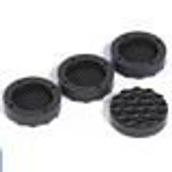 Patins anti-vibrations - INF - Lot de 4 - Antidérapants - Absorbant les chocs - Noir