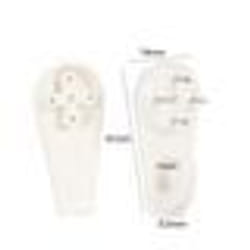 Crochets muraux - INF - Cintres pour tableaux - Blanc - 5x2x0.95 cm - Design contemporain