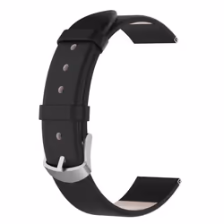 INF Bracelet de montre en cuir pour Garmin Lily 2 Le noir