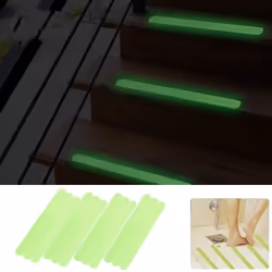 Autocollants antidérapants - INF - 24 pièces - Blanc - Sécurité baignoire - Lumineux