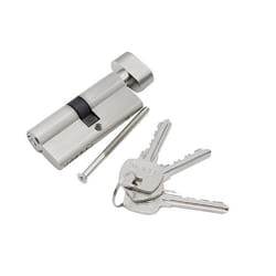 Cylindre de serrure INF - 3 clés - Matériau solide - Ne rouille pas facilement - 90 mm