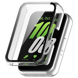 INF Coque avec protecteur décran verre trempé pour Samsung Galaxy Fit 3 (SM-R390) Argent