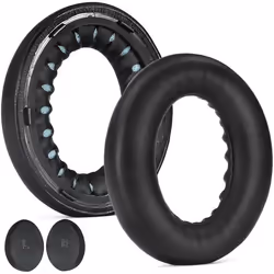 Coussinets doreille - INF - Bose Quiet Comfort Ultra - Cuir protéiné - Mousse à mémoire de forme - Noir