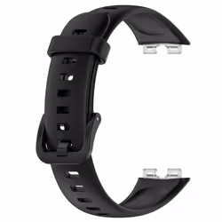 Bracelet Huawei Band 8 - Bracelet de remplacement respirant en TPU Le noir