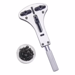 INF Clé de montre à trois griffes ouvre-boîtier de montre outils de réparation Argent L