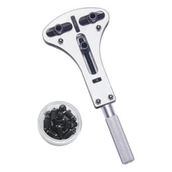 INF Clé de montre à trois griffes ouvre-boîtier de montre outils de réparation Argent L