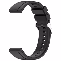 Bracelet de montre en silicone pour CASIO W-218H AE-1200/1300 - INF - Noir