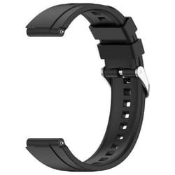 Bracelet de montre en silicone pour CASIO W-218H AE-1200/1300 - INF - Noir