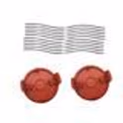 Bobines de fil pour coupe-herbe Bosch AFS 23-37 - INF - Pièces de rechange - Rouge