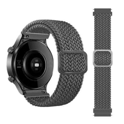 Bracelet de montre - INF - Nylon - Compatible Huawei Xiaomi Garmin Samsung - 20mm - Gris