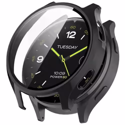 Étui de protection - INF - Xiaomi Mi Watch 2 - Noir - PC et verre trempé - Protection complète