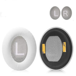 Oreillettes de remplacement - INF - QC35 QC35-ii QC25 1/2 - Confort supérieur - Qualité audio améliorée - Gris