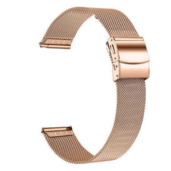 INF Bracelet de montre en acier inoxydable pour Garmin Venu 3S / Forerunner 265s Or rose