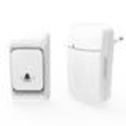 Sonnette sans fil - INF - Longue distance de transmission - Blanc - Volume réglable