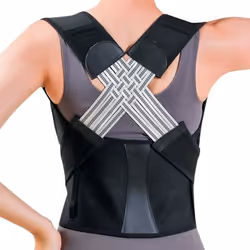 Orthèse dorsale - INF - XXL - Noir - Confortable - Respirant